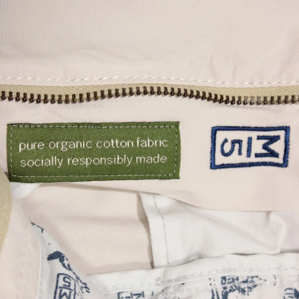 Meyer M5 NWT Cargo / Casual Pants Size 34 US In Solid Beige Cotton Blend Stretch